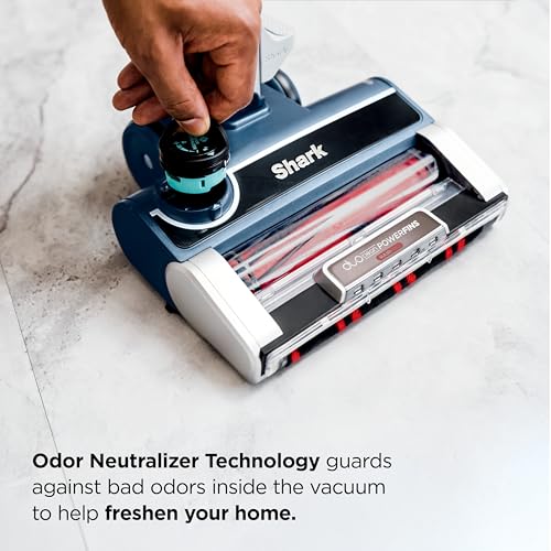 Shark Stratos Corded Stick Vacuum, DuoClean PowerFins, Navy, HZ3002 - image 6