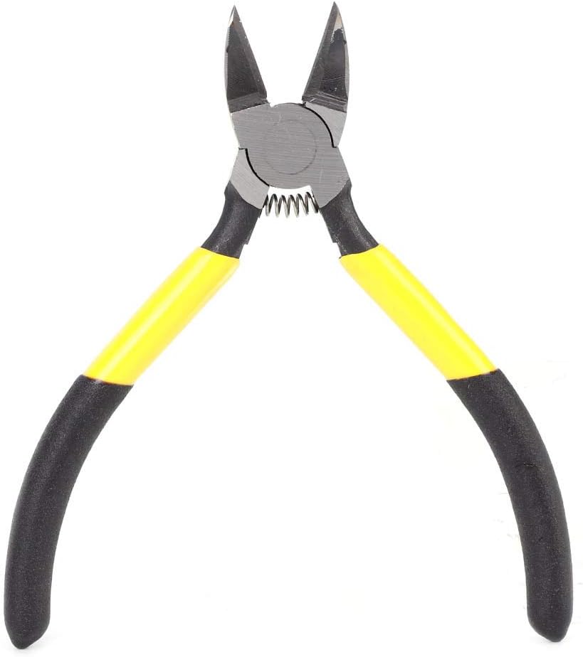 5Inch High Carbon Steel Diagonal Pliers, Non‑Slip Cutting Plier for Plastic