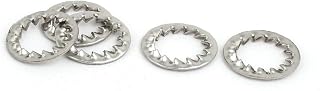 New Lon0167 16mm Inner Dia 304 Stainless Steel Internal Serrated Tooth Lock Washer 5pcs(16mm Innendurchmesser 304 Edelstahl Interne gezahnte Zahnscheibe 5tlg