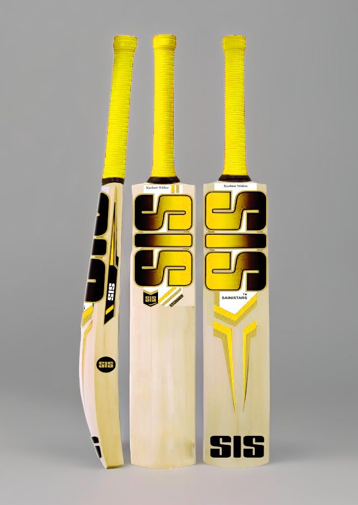 SAINISTARS 2025 Special Edition Popular Willow Cricket Bat, Full Size (Yellow Bat)-picture-26