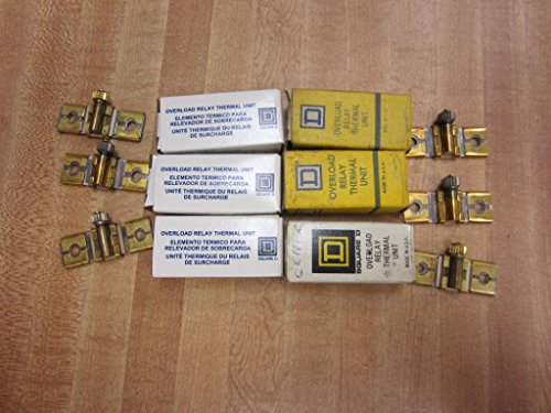 Square D B17.5 Overload Relay Heater Element B175 (Pack of 6)