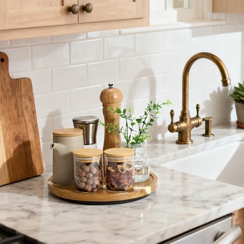 Organizador Lazy Susan de Madera de Acacia - 41% OFF