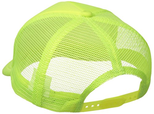 Decky Solid Color Neon Trucker Cap, Yellow #TOP1