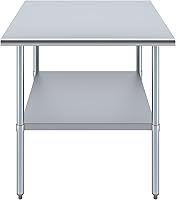 Vista 565 de Mesa de trabajo de acero inoxidable, mesa de metal