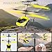 Remote Control Helicopter, Gesture Sensing Indoor Flying Helicopter Toys,RC Airplane for Teenages with 10Mins Flight, RC Helicopters for Kids with Light,Birthday Gifts for Boys and Girls (Yellow)