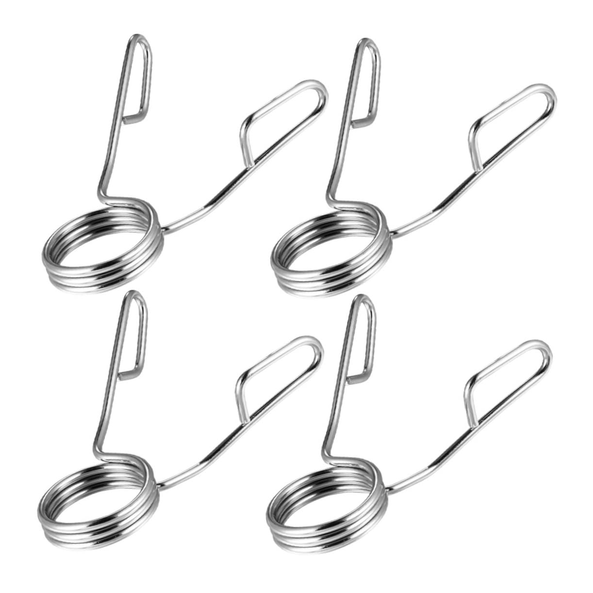 HANABASS Barbell Collars for Weightlifting 4pcs Snap Spring Buckles Gym Clips Barbell Weight Supply