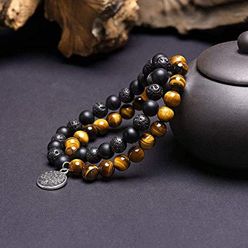 Young & Forever Gift Mens Fashion Best Friend Accessories Friendship Gifts Crystal Beads Jewellery Hand bracelet for Men women girls couple boys Birthday Gift