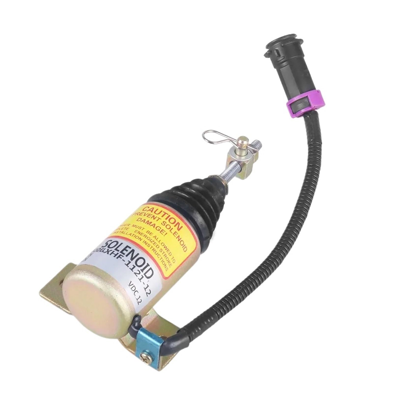 Maghswet One Color Fuel Auxiliary Valves Xhf-1121-12 12V Fuel Shut Off Stop Solenoid Valve Oil-Stop Electromagnetic Shutdown