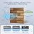 ArtVivid 12Pack Acoustic Panels, 12"×12"×0.4" Self-Adhesive 3D Brick Pattern Sound Proof Panels for Walls, High Density Decorative Acoustic Foam for Recording Studios, Offices, Faux Wood Grain Print