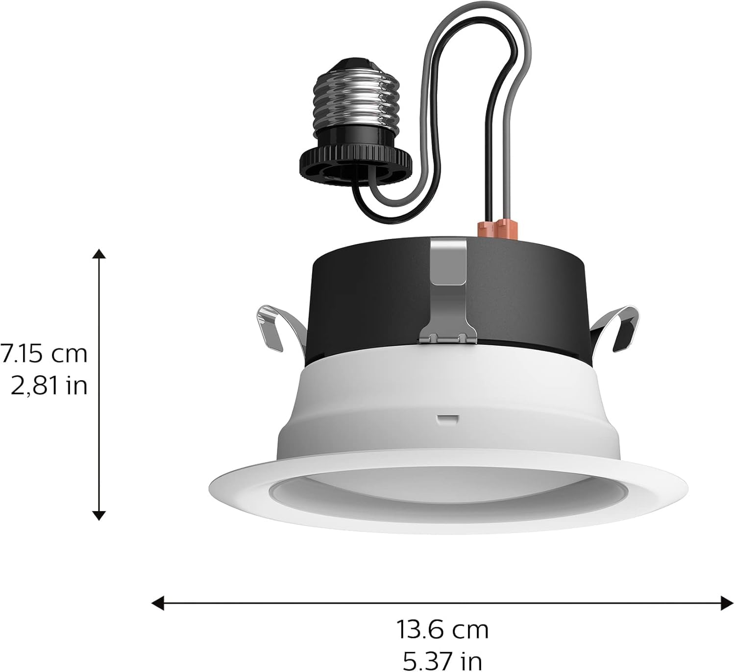 Philips Hue Smart Retrofit Recessed Lighting 4 inch - White and