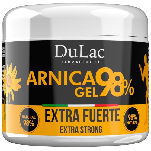 Dulac - Arnica Gel Fuerte 98%, Masaje Muscular y Articular, 500 ml