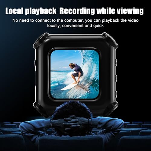 Câmera de Ação, Câmera Esportiva 1920P Com Tela Full HD, Câmera de Ação Com ângulo Amplo de 110 ° e