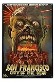 Lantern Press San Francisco, California, City of The Dead Zombie Attack (12x18 Aluminum Art, Indoor...