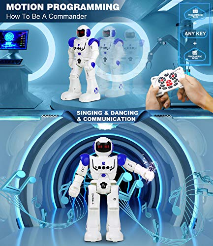 image for TIKTOK Remote Control Robots for Kids, 2020 Smart Programmable Robot T