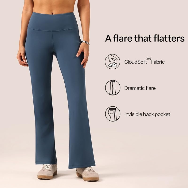 Image of BlissClub Ultimate Flare Pants Lite Tall for Women Above 5'5 ft