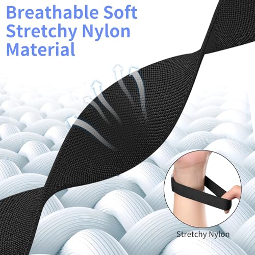 Stretchy Bands for Gizmo Watch Band for Kids Compatible with Gizmo Watch 3 2 1/ Gabb Watch 3 2 1/ SyncUP/Cosmo JrTrack Watch, Soft Breathable Nylon Stretch Strap with Magnetic Clasp for Boys and Girls4