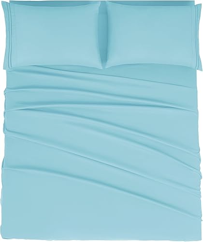 Miniatura 2 de Mejoroom - Juego de sábanas y fundas de almohada de 1800 hilos, con bolsillo profundo, hipoalergénicas, transpirables y resistentes a