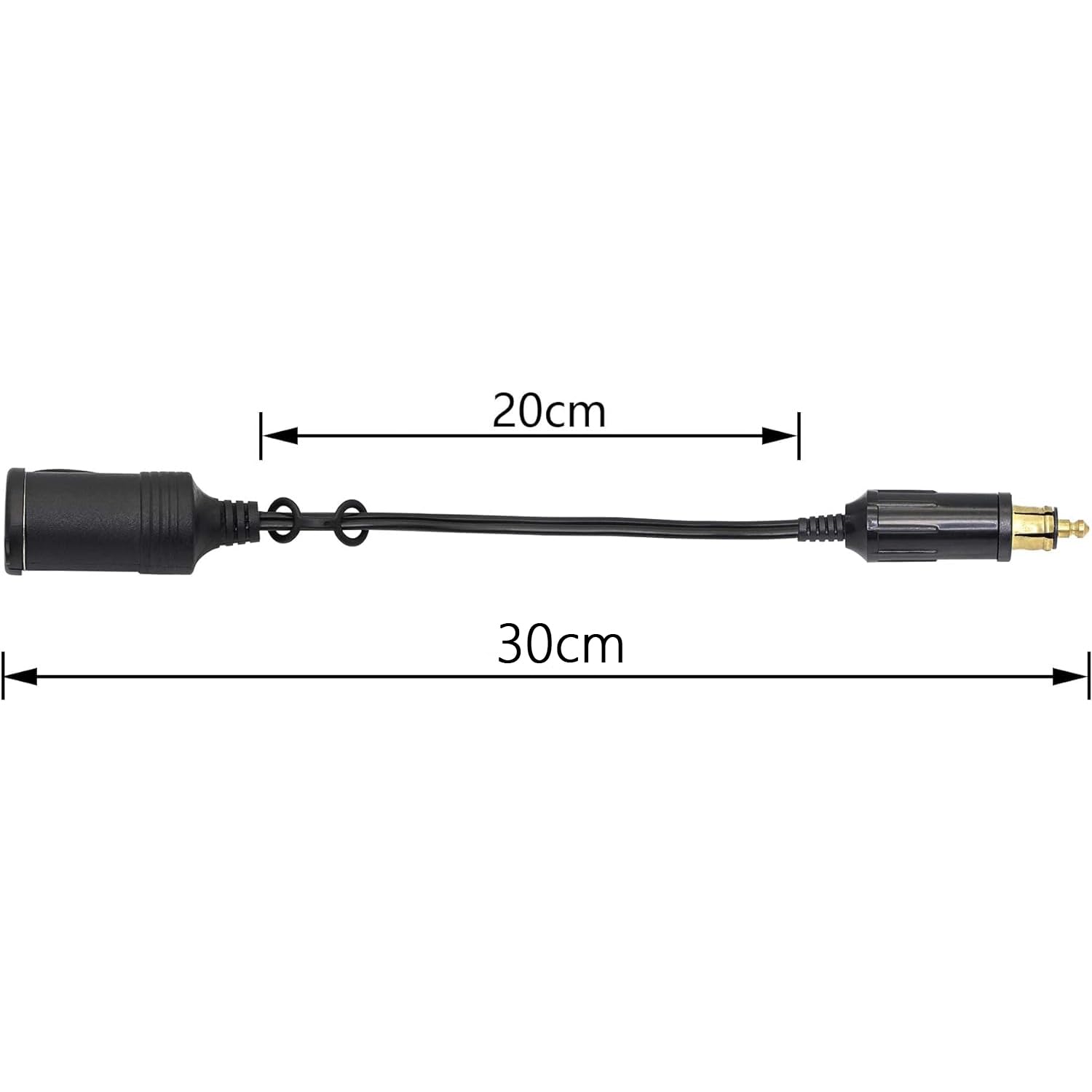 YACSEJAO Cavo Adattatore Da Accendisigari (presa Europea) A XT60 - 40cm, 18 AWG, 12V/24V