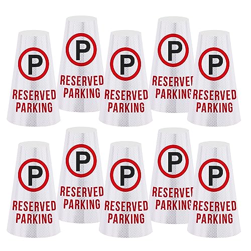 BATTIFE 10 Pack " Reserved Parking " Bright Reflective Collars