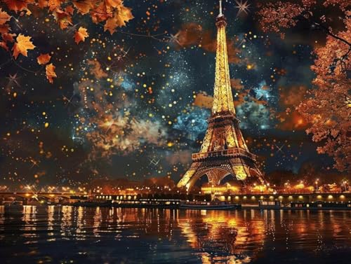 Peinture Diamant Adulte Kit Complet Anti-Stress - Loisirs Créatifs Paysage 45x60cm