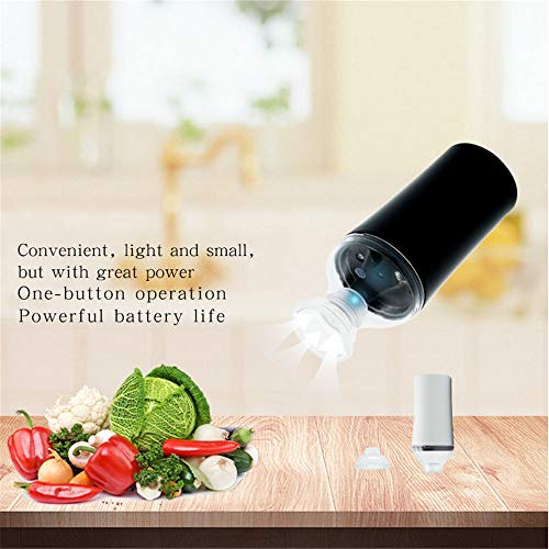 Preisvergleich Produktbild LDQLSQ Vakuumierer / Vakuumiergerät,Eingebauter Cutter Dichtungssystem Kleine elektrische Handstaubsaugmaschine,Black