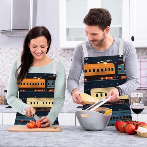 Tablier de serveuse étanche avec 4 broches pour restaurant et bistrot - 6
