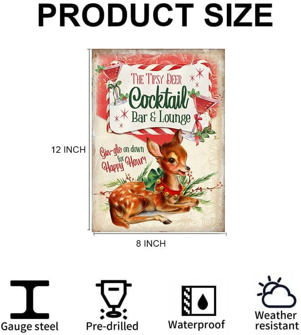 Miniatura 2 de Letrero de metal con diseño de tren de pan de jengibre, decoración de pared, cartel de galletas de jengibre, póster de vacaciones, decoración de