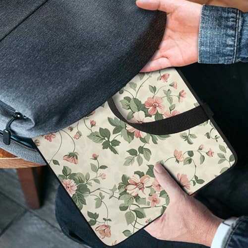 Bolsa de hombro para laptop 17'' floral unisex miniatura 4