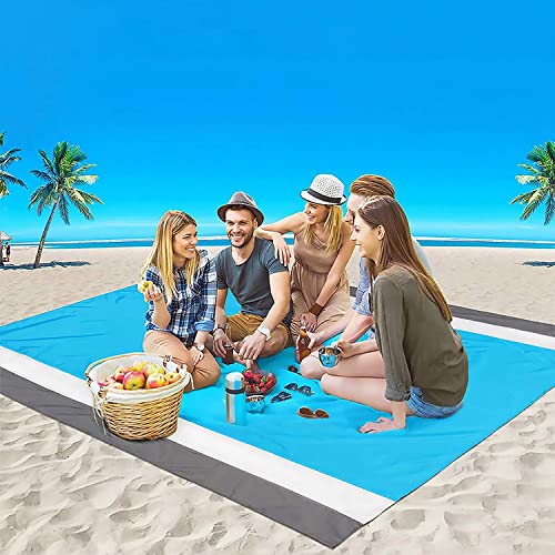 Beeptrum Stranddecke, 200,7 x 210,8 cm, Blau Cover