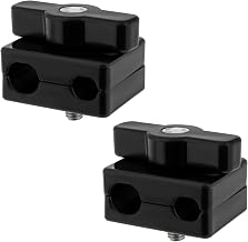2x Caravan Awning Rail Channel Lock Blocks Kador Clamps for Figure of Eight Drive Away Awning kit 6mmx6mm, 8mmx6mm, 6mmx4mm Bead Strips for Campervan Motorhome Black