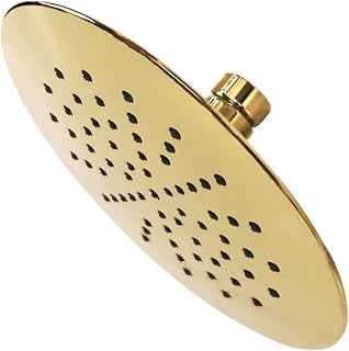 Kingston Brass KX672 Shower Scape 7-Inch Round Raindrop ABS Shower Head in Polished Brass