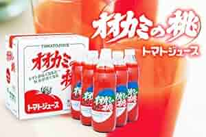 【新品未開封】オオカミの桃トマトジュース 果汁100% 食塩無添加 1L×6本 オオカミの桃(食塩無添加) 1000ml【北海道百科定番商品カタログ