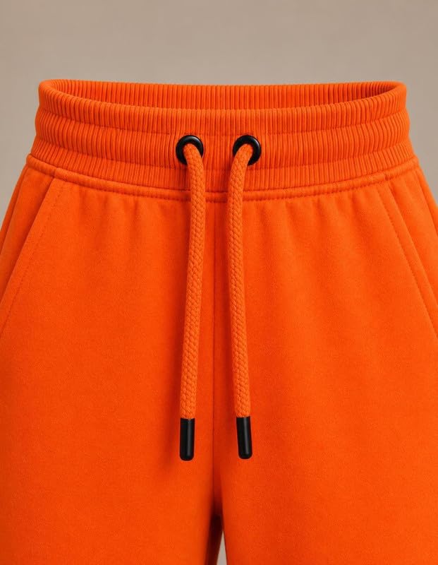 Image of Nusyl Solid Cotton Track Pants for Boys | Premium Soft Flow Joggers | Comfortable Relaxed Fit with Ribbed Cuffs | 2-16 Years | Multiple Colors