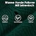 AOFITEE Hundepulli für Kleine Hunde, Dackel Pullover Warme Hundepullover Kleine Hunde mit Rollkragen, Weihnachts Hundepullover Winter Pulli Hund Sweater Strickpullover für Dackel, Mops, Malteser S