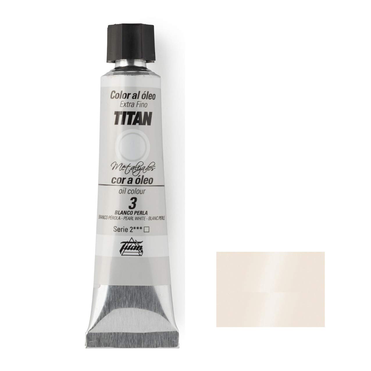ÓLEO BLANCO PERLA TITAN Extrafino 6 - 20ml. Nº 3