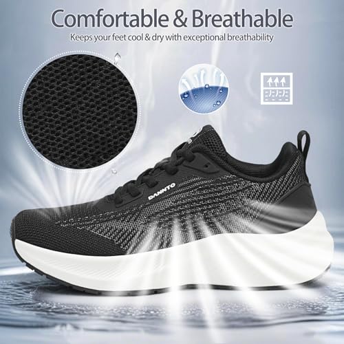 Dannto Womens Breathable Running Shoes Lightweight Walking Sneakers Non-Slip Athletic Sports2