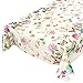 Produktbild ANRO Wachstuchtischdecke Wachstuch Wachstischdecke Tischdecke Schmetterlinge Wiese Blumen Beige 100 x 140cm