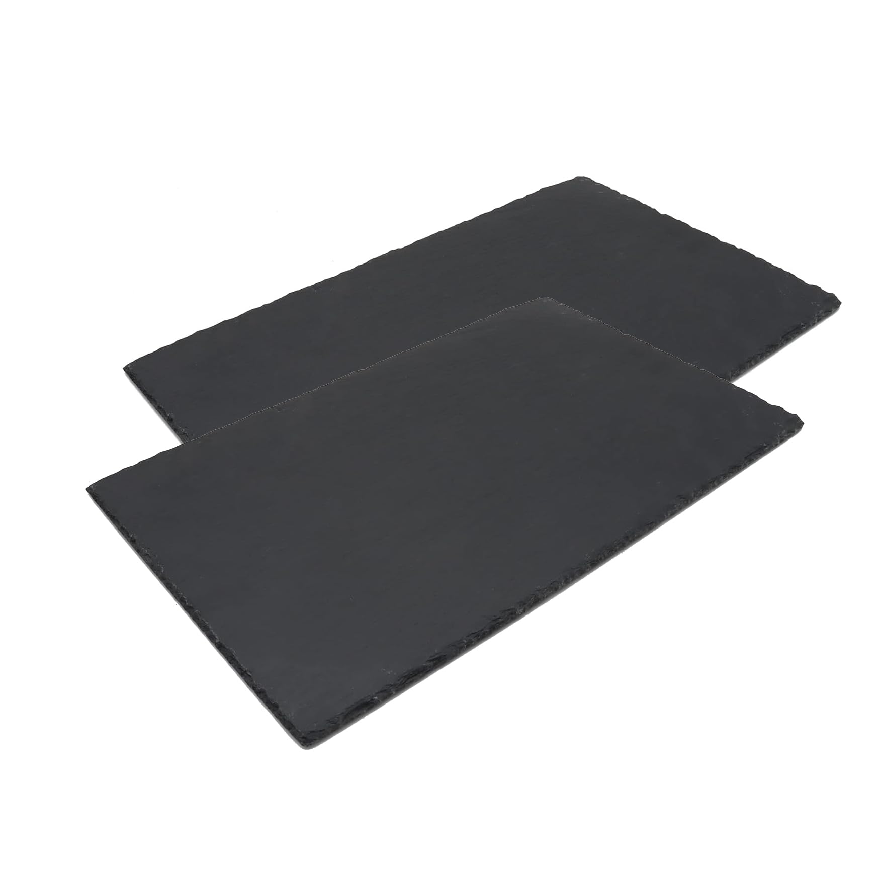 JIH Plataforma para tomar el sol para reptiles, cuenco de comida para reptiles de roca natural, plato de alimentación de tortuga, decoración de hábitat (40 x 25 cm, 2 unidades)