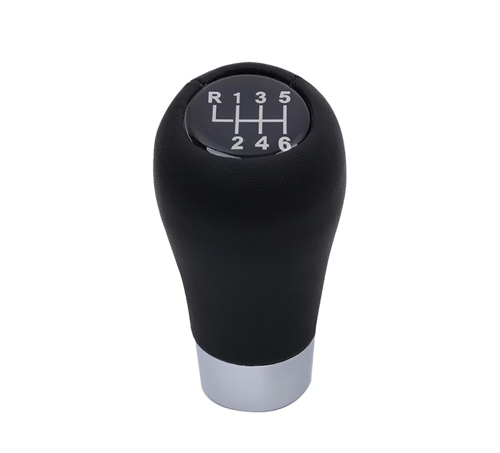 GHQFROP Transmission Gear Shift Knob for BMW 1 3 5 6 for Series for E30 /36/39 /46/60 /81/82 /87/90 /53/84 5/6 Speed Manual Transmission Gear Shift Knob Car Gear Stick Knob(Black 6 Speed)