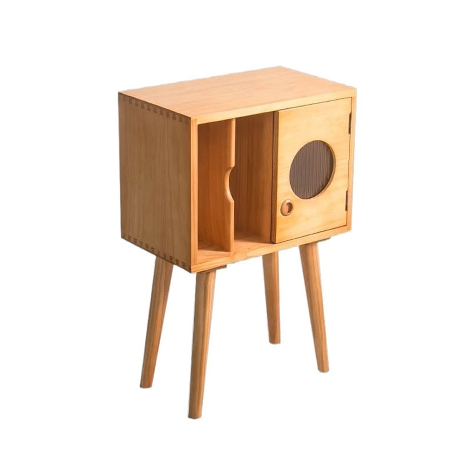 AYCDL Record Holder Multi-functional Wooden Vinyl Record Cabinet CD Albums Storage Rack Bookcase Magazine