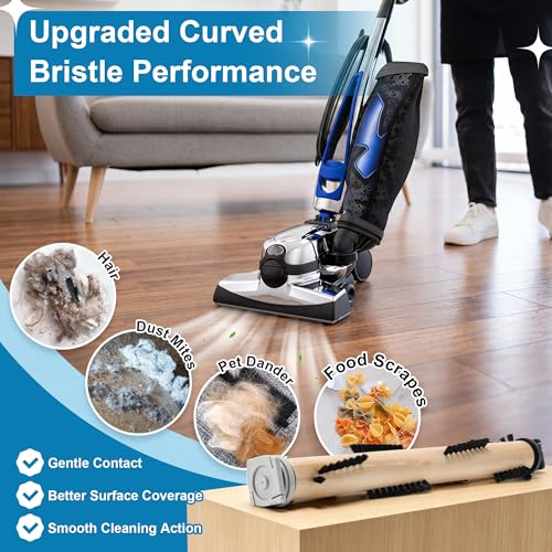 Image of Vacuum Cleaner Brush Roll Compatible with Kirby Cleaner G3 /G4 /G5 /G6 /Sentria, Ultimate G, Vacuum Attachments Replacement Parts, Upgraded Soft Bristle Brush Roller for Clean (1 Pack-Soft)