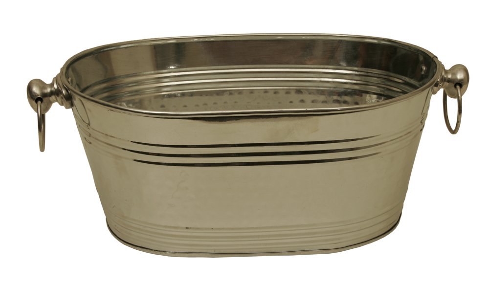 Wald Imports Silver Polished Beverage Bucket, Medium
