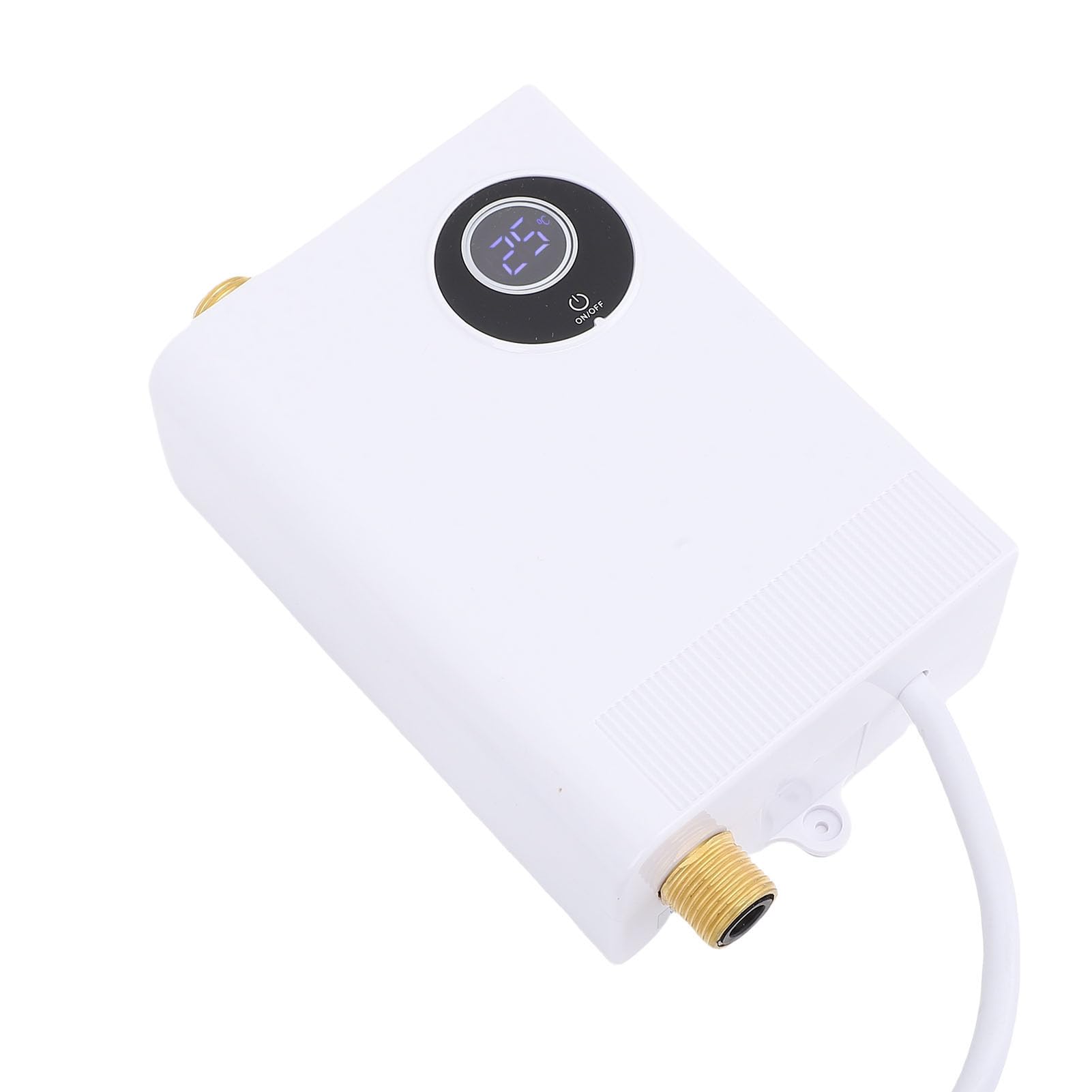 Calentador de Agua sin Tanque Instantáneo a Pedido con Pantalla Táctil Eléctrico Pequeño (EU enchufe 220V)