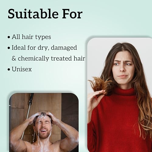 Image of inatur Keratin Shampoo - Hair Strengthening, Frizz Control, Color Protection | With Baobab Oil, Wheat Protein, And Pro-Vitamin B5 | Sulfate-Free, Natural, Vegan, Cruelty-Free| 250ml
