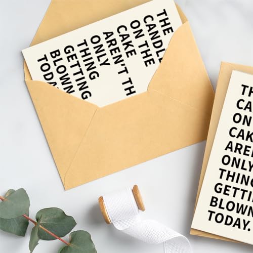 Image of WowBefun Funny Birthday Card & Gifts for Men Husband Boyfriend Him, Happy Bday Card