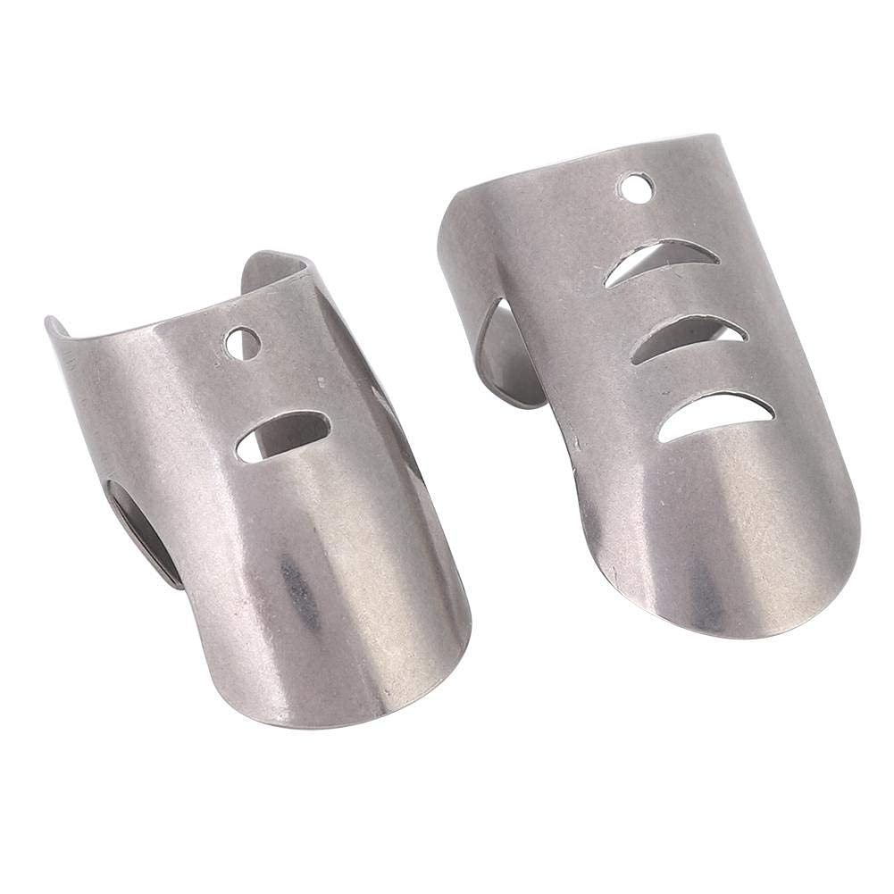 Protector Profesional Para El Dedo De Acero Inoxidable De Acero Inoxidable, 4 Unidades