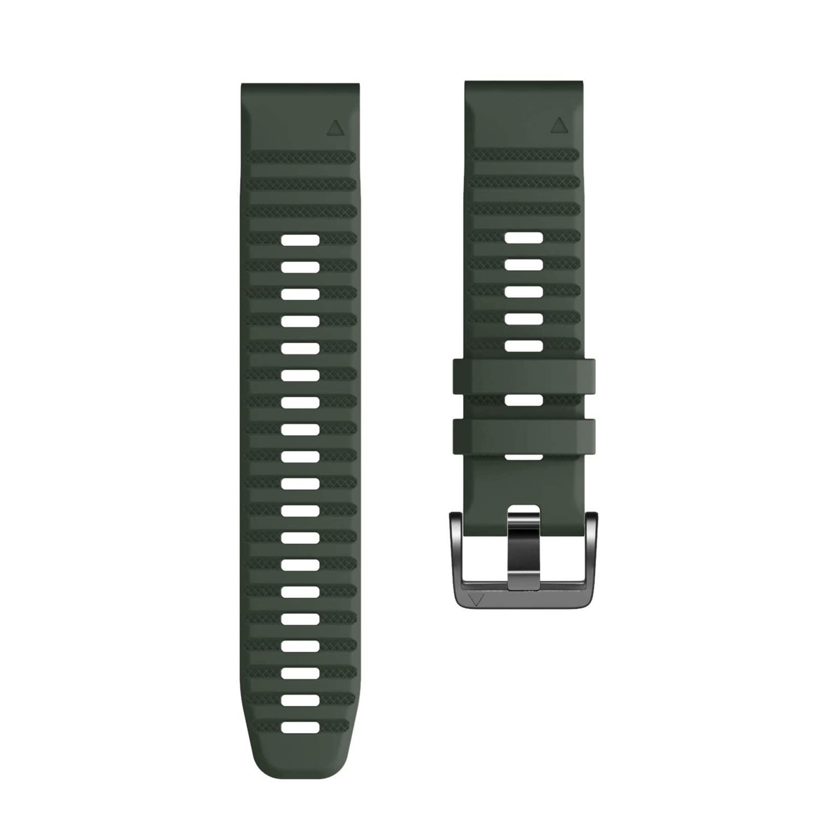 Bracelet montre 26mm Garmin Quickfit vert armée idéal pour le sport et outdoor