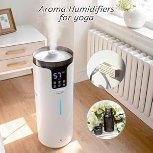 Humidifier large room, Lacidoll 16L/4.2Gal Whole house Humidifier 2000 sq.ft. Ultrasonic Cool Mist Humidifier for Home with Extension Tube, Quiet Bedroom Humidifier with Aroma Box, White Humidifier large room Lacidoll 16L42Gal Whole house Humidifier 2000 sqft Ultrasonic Cool Mist Humidifier for Home with Extension Tube Quiet Bedroom Humidifier with Aroma Box White