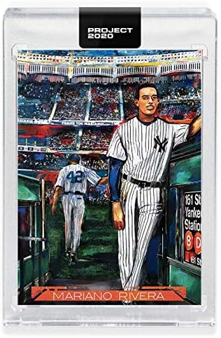 2020 Topps Project 2020 Baseball #242 Mariano Rivera New York Yankees Artist Andrew Thiele 1992 Bowman Design