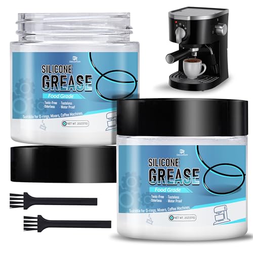 Food Grade Grease - 4oz Safe Lubricant for KitchenAid Stand Mixers, Blenders & Food Processors, Waterproof Silicone Grease to Prevent Wear & Rust, Ideal for O-Rings, Seals & Gears